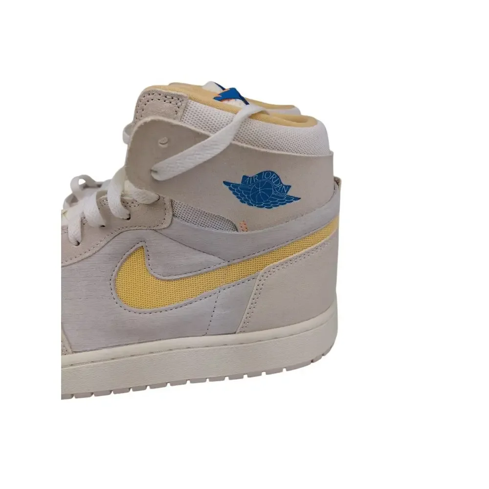 Nike Air Jordan Size 12 1 Zoom Comfort 2 High Light Orewood Citrus Sneakers Shoe
